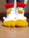 Crochet Chicken Socks Pattern