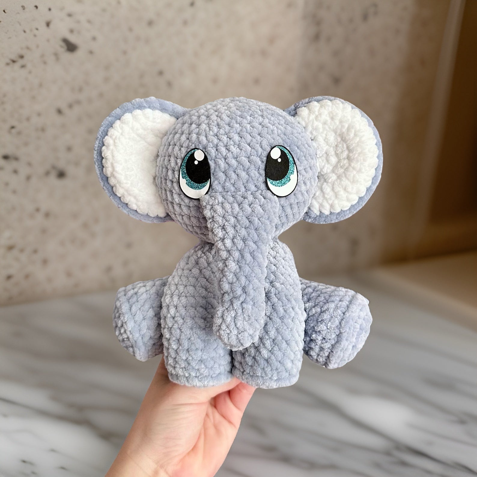 🌟Emma The Sitting Elephant - Charming Amigurumi Crochet Pattern