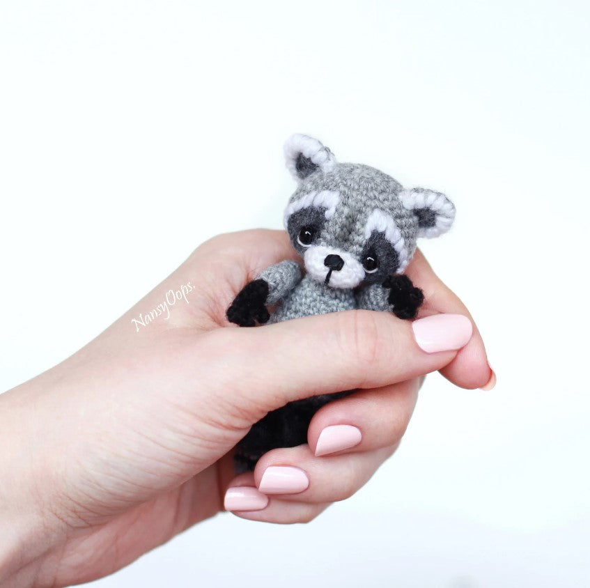 Crochet pattern Raccoon