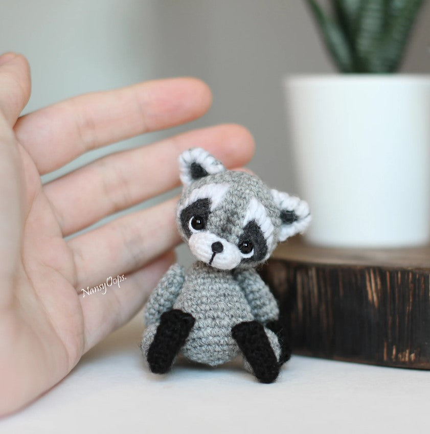 Crochet pattern Raccoon