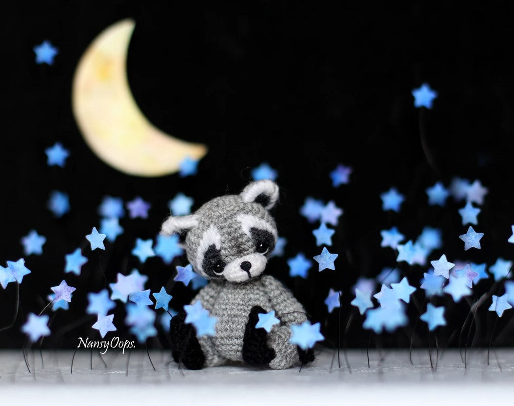 Crochet pattern Raccoon